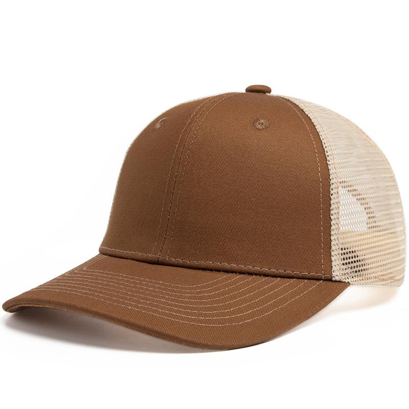 Hot Sale Unisex High Quality Cap Slight Curved Brim Style Trucker Hat Unisex Casual Outdoor Adjustable Breathable Richard SunCap