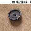 Женское двубортное пальто из смесовой шерсти Peacebird