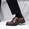 Модная мужская обувь Оксфорды из натуральной кожи Осень 2025 Деловой кэжуал Противоскользящая Удобная Ретро стиль для Свадьбы Жениха Формальная