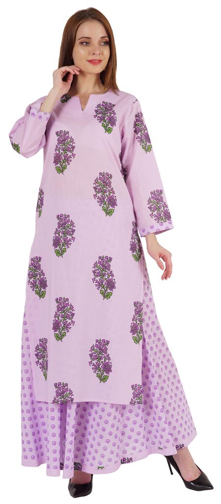 Phagun Indian Ethnic Cotton Kurti & Skirt Set For Women  S Partywear Dress Printed Traditional