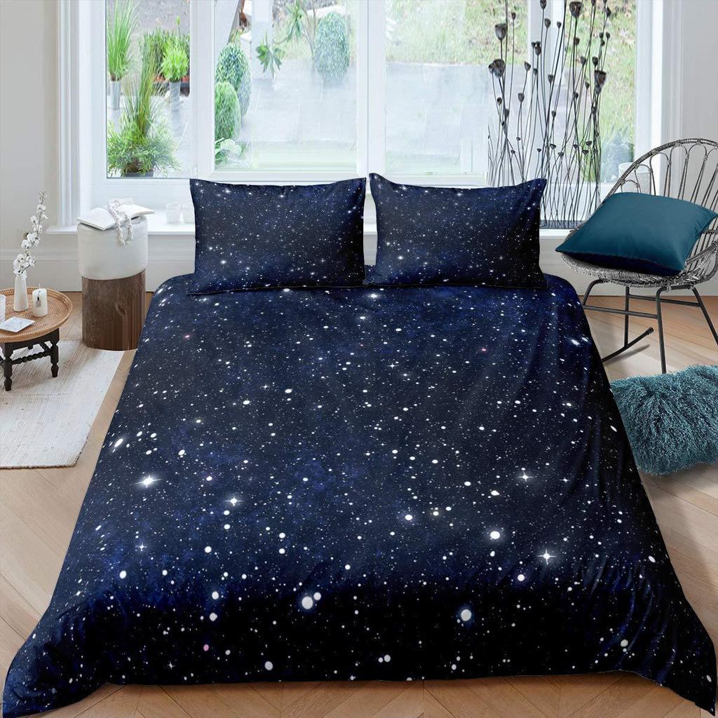 Комплект постельного белья Cosmic Galaxy, комплект из трех предметов «Сияющие звезды», «Звездное небо», комплект из трех предметов «Галактика»
