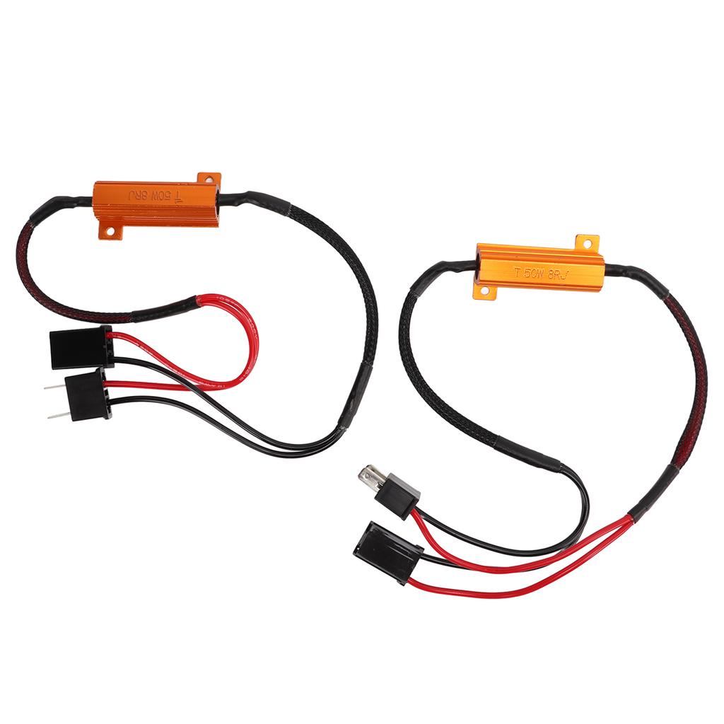 LED Decoder H7 Aluminum Housing Single Resistance Wire LED Headlight Fault Decoder