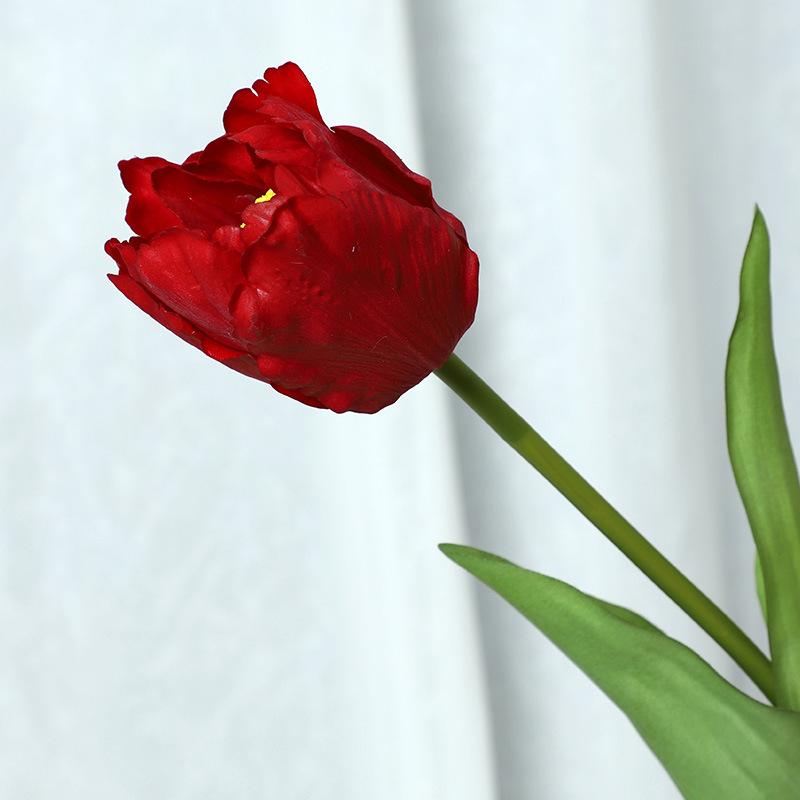 Big branch moisturizing thick multi-layer tulip, home living room decoration simulation flower, fake flower