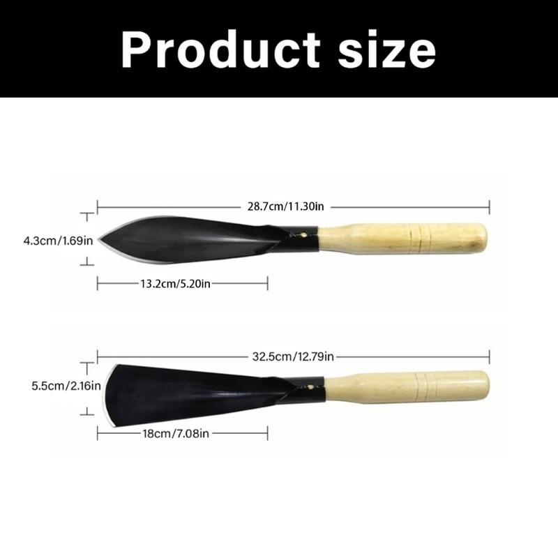 Multipurpose Steel Garden Shovel Ergonomic Design For Efficient Digging Weeding And Harvesting Plant