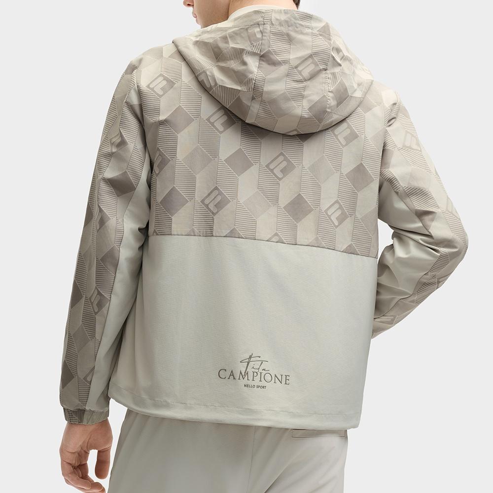 Fila Модная повседневная плетеная куртка с капюшоном серии Heritage для мужчин F11M528703F-ZA