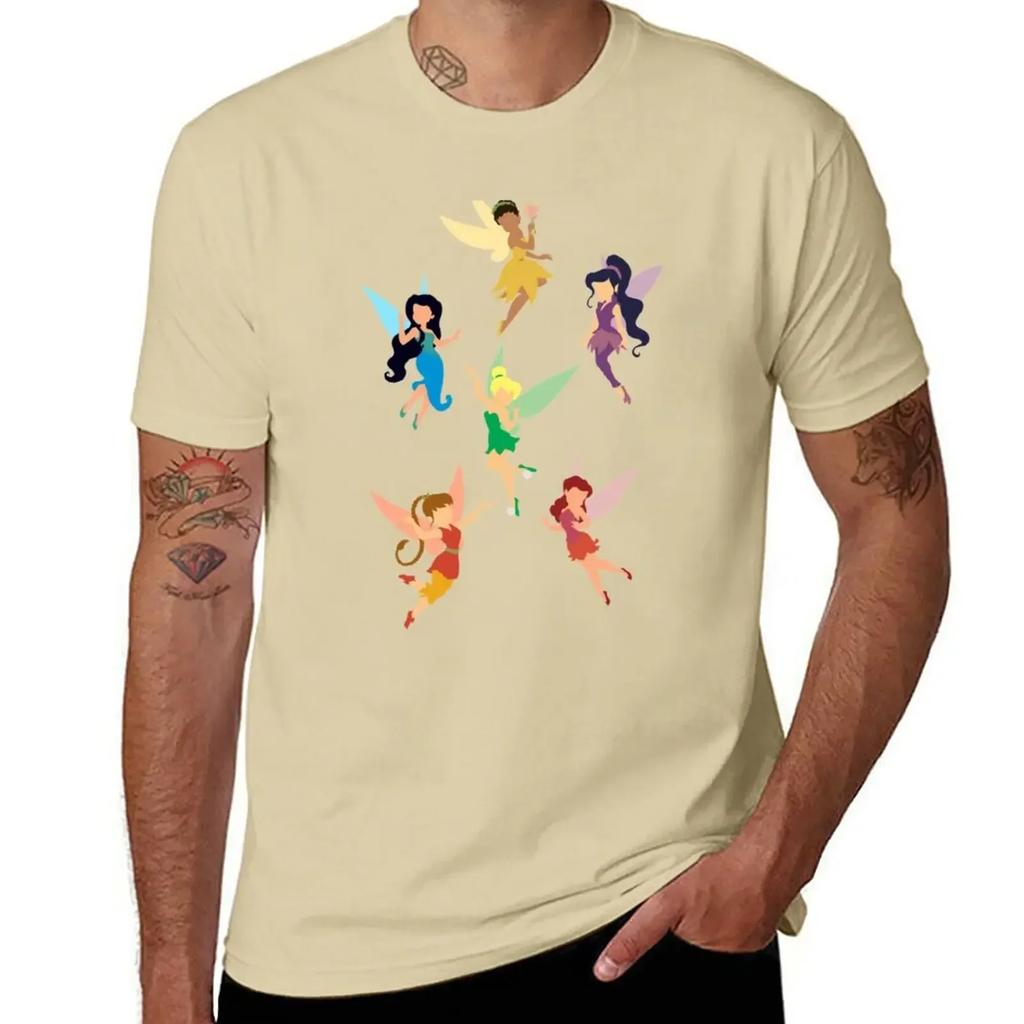 Fairies T-Shirt vintage quick drying t shirts men