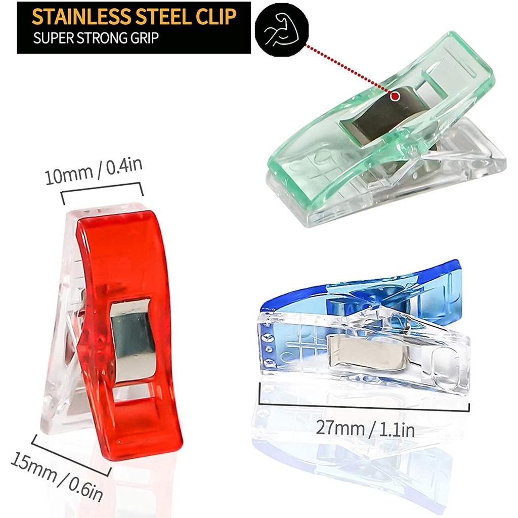 20 шт. многоцелевые швейные зажимы цветные зажимы пластиковые ремесла вязание крючком вязальные зажимы безопасности разные цвета зажимы для связывания бумага ARI