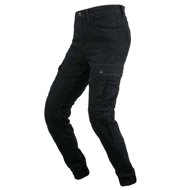 Womens Motorcycle Riding Pants With Protective Padding Cotton Blend Denim Style Biker Trousers Season