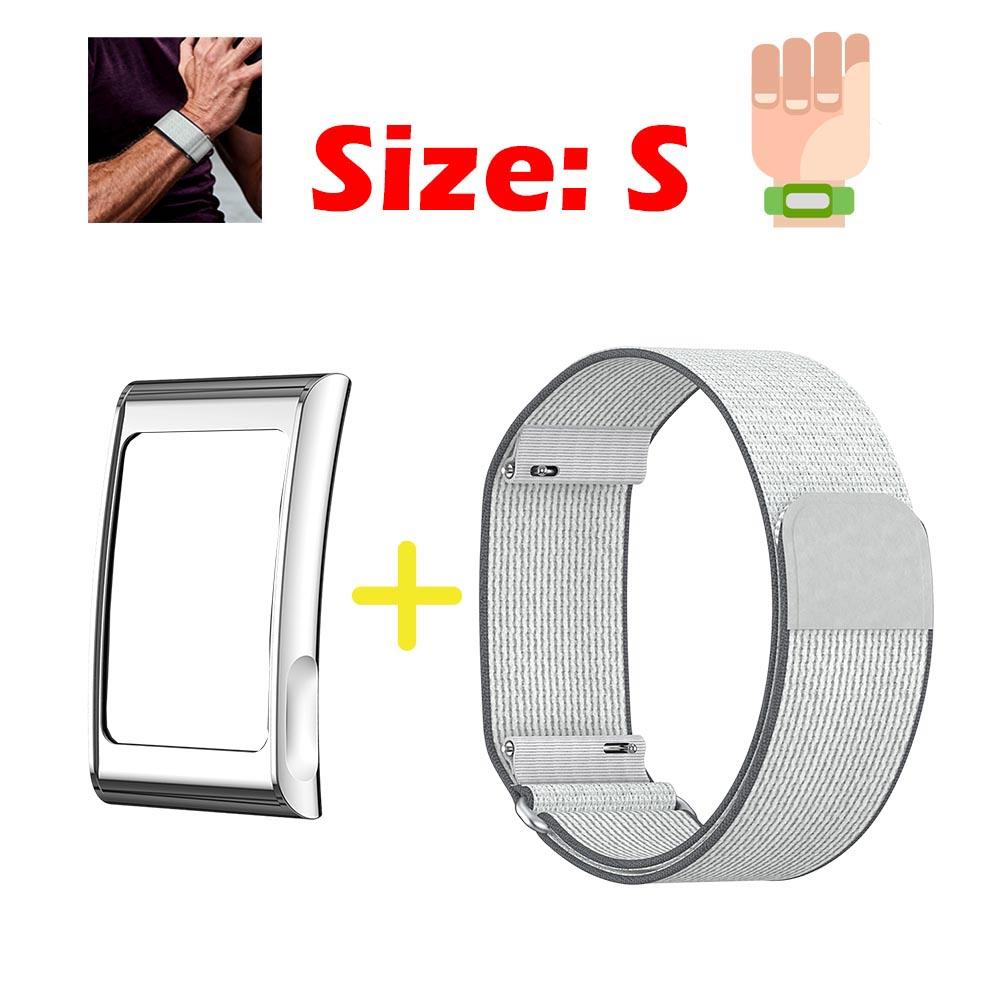 Metal Frame+nylon Band for Amazfit Helio Strap Wristband/armband Biceps Sports Replacement Accessories for Amazfit Helio Strap