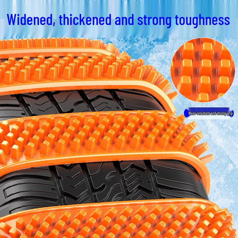 Утолщенные универсальные противоскользящие цепи для шин для седанов, внедорожников и автомобилей повышенной проходимости