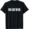 Иконическая футболка The Last of Us с потертым логотипом на большой груди V2