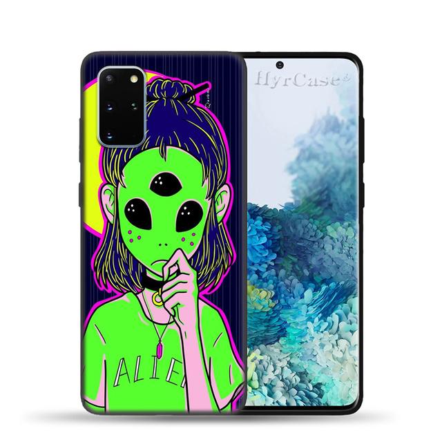 Силиконовый чехол Alien Space для Samsung Galaxy S22 S21 Ultra S20 Fe Plus A53 A73 A52 A72 A51 A71 A22 A12 A32 A50 A33 A13