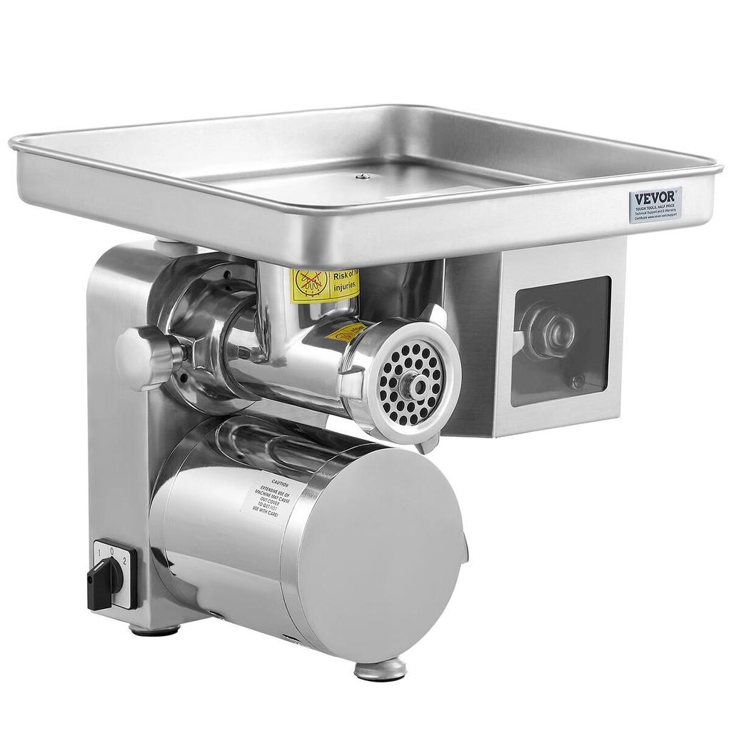 Commercial Electric Meat Grinder Slicer 11 Lbs/Min Sausage Stuffer Maker