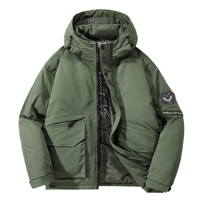 Мужская куртка Tooling Multi-pocket Simple, мужская утепленная одежда с графеновым хлопком для активного отдыха