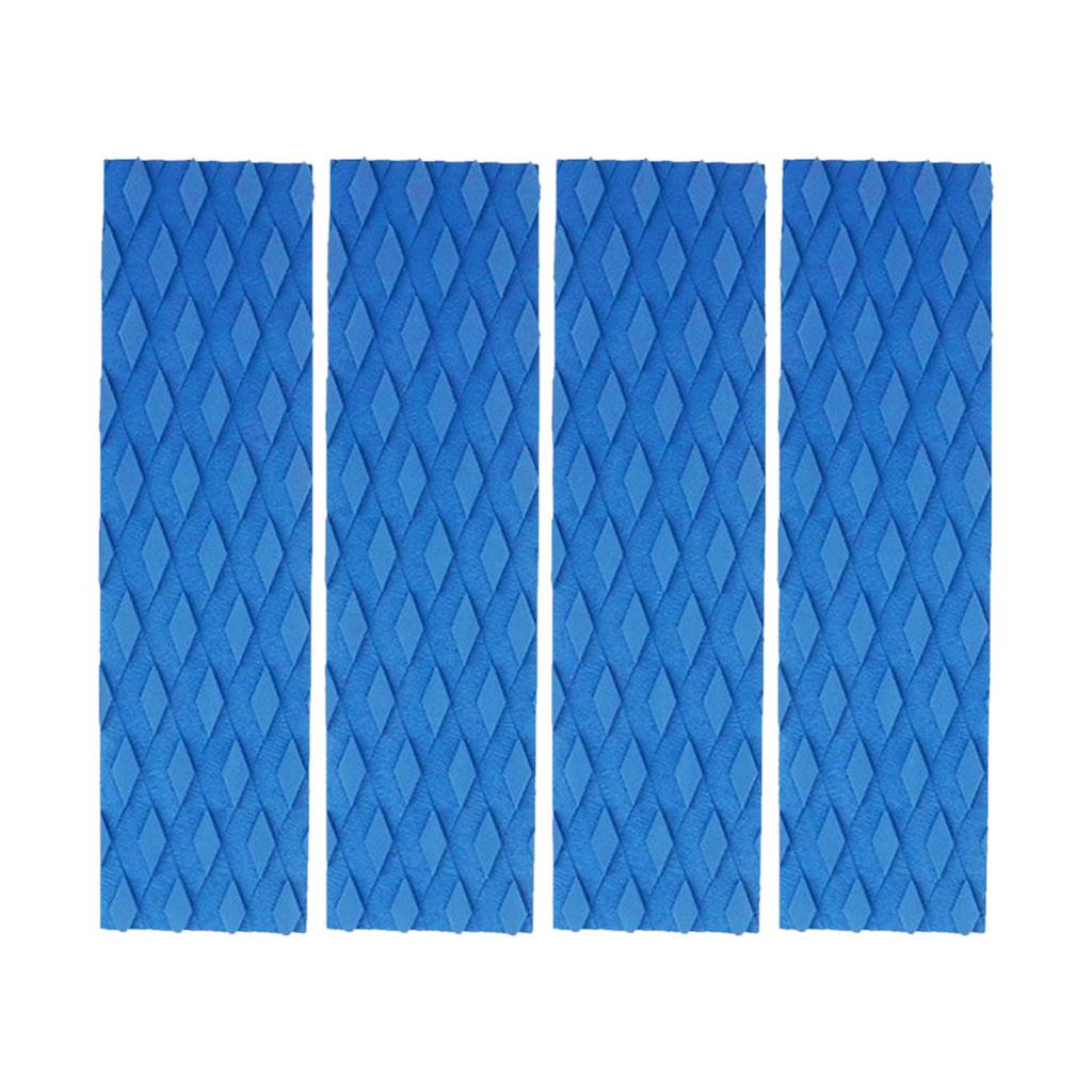 4 шт. Коврики для сцепления с доской для серфинга, Коврики для сцепления с декой доски для серфинга, Нескользящий коврик для деки, Замена, Аксессуар для серфинга