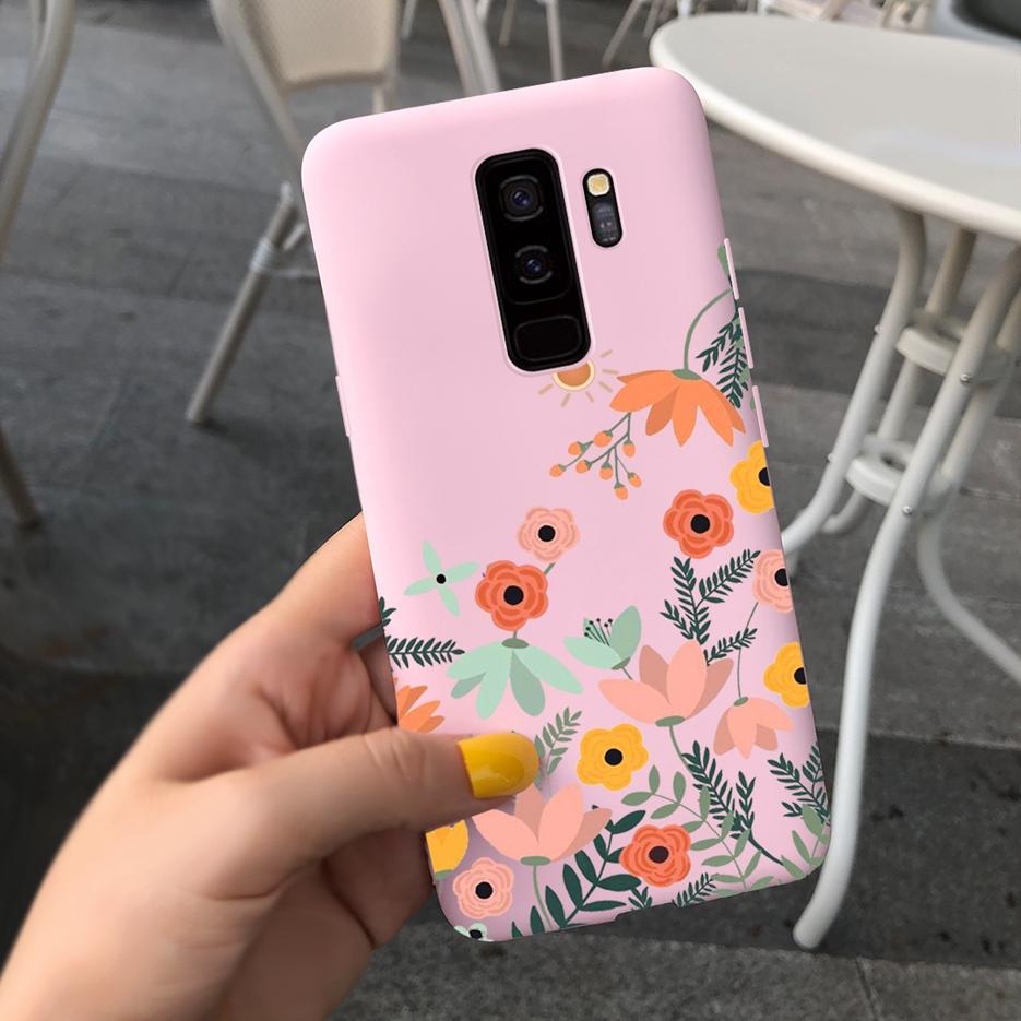 Чехол для Samsung Galaxy S9 Plus S9+ G965F Милый Конфетный Расписной Fundas Матовый Чехол для Samsung S9 S9+ S 9 Plus Чехол для Телефона Мягкие Сумки
