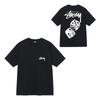 Mens Casual Short Sleeve Cotton T-Shirt With Letter Print Loose Fit Streetwear Style