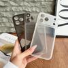 Color Soft Silicone Ultra Thin Matte Clear Case for 17 16 15 14 13 Pro Max Shockproof Large Camera Bumper Cover