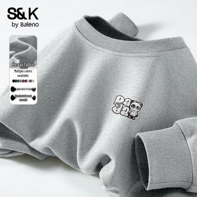 Унисекс свитшот Baleno серии S&K с принтом панды, с круглым вырезом