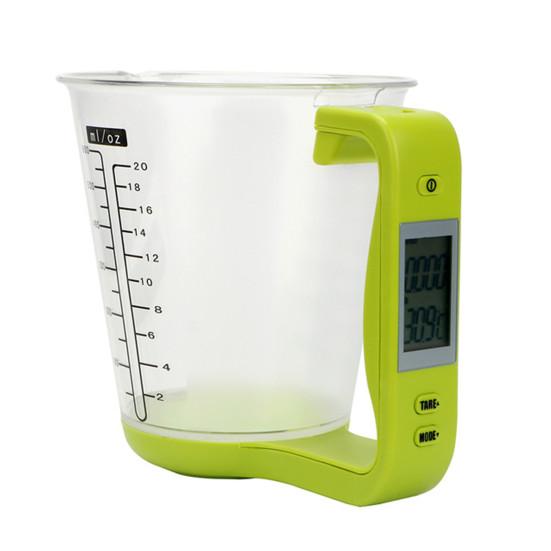 1000g Electronic Scale Measurement Digital Kitchen Weight LCD Cup with Display