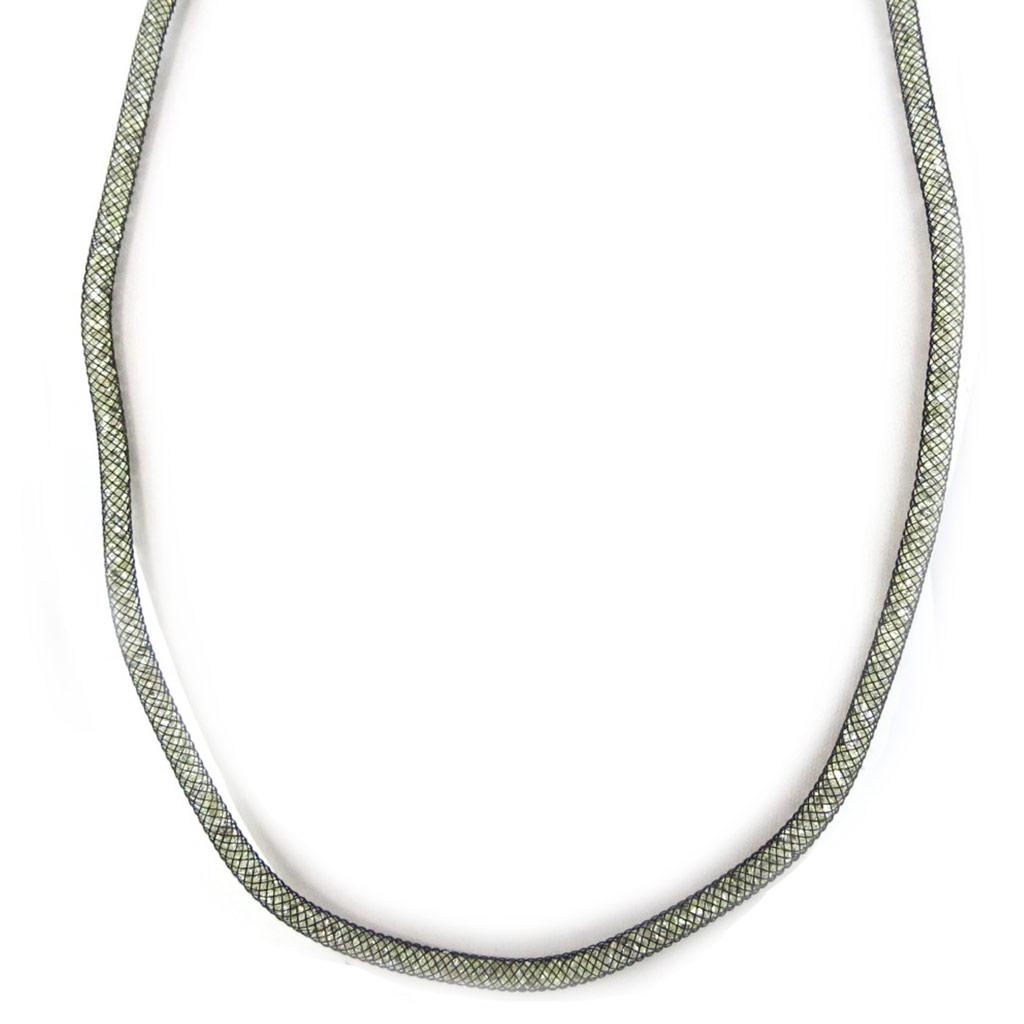 Les Trésors De Lily [M4112] - Black and White 'Joyaux' Designer Bracelet (3 Rows - 5 Mm)