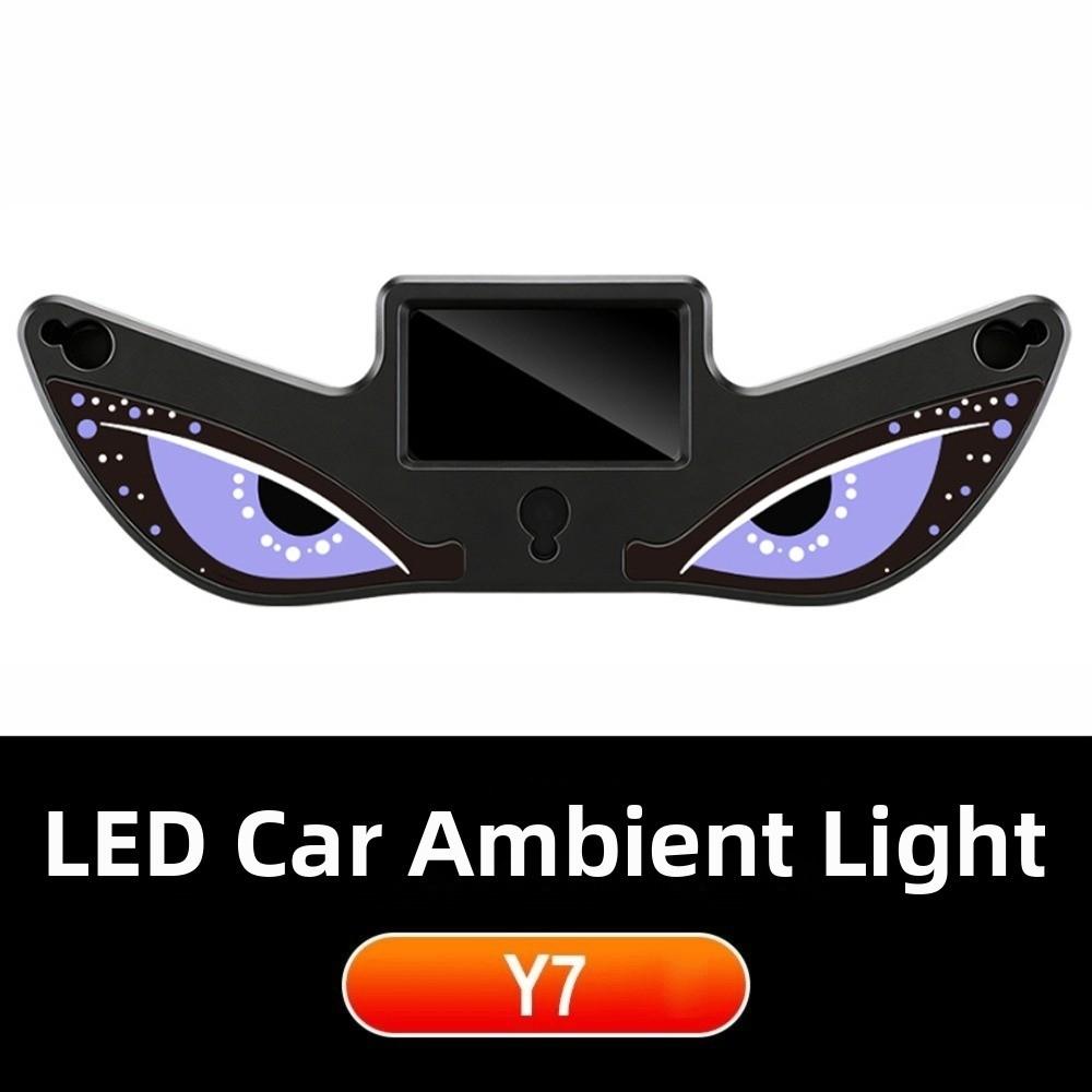 Suction Cup Solar LED Car Light Wireless Car Atmosphere Light New Devil Eyes Car Light