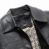 Spring and Autumn New Style Lapel Business Leather Jackets for Men, Fashionable Iron-free Men's Leather Jackets, Casual Leather Jackets, Trendy
