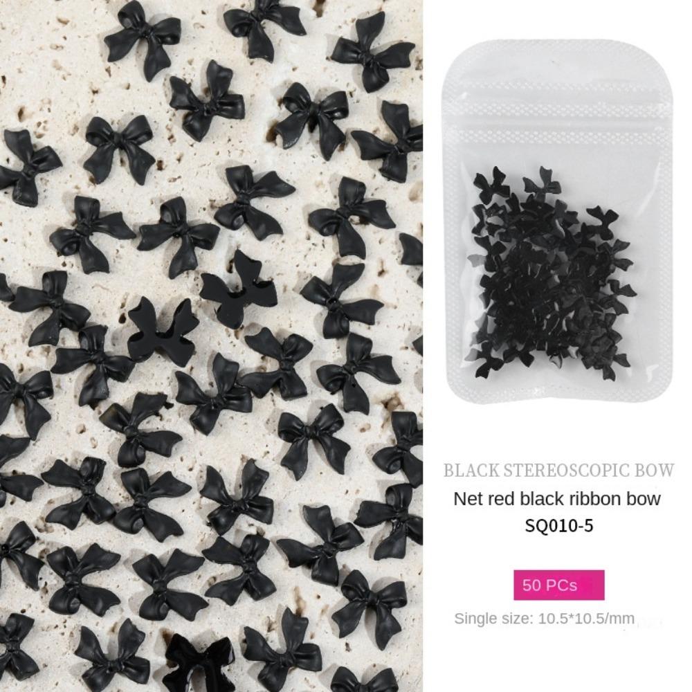 50 шт. 3D Нейл-арт Бант Бант Украшение для ногтей Аксессуар для ногтей Украшение для ногтей Маникюрный орнамент