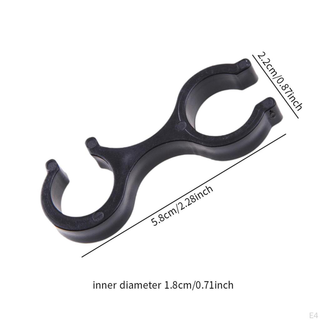 10 Hiking Pole Clips Stick Connectors for Outdoor Trekking Activities