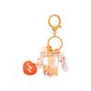 Pink Eyecatching And Orange Cream Bear Milk Tea Cup Keychain Charming Gift Idea