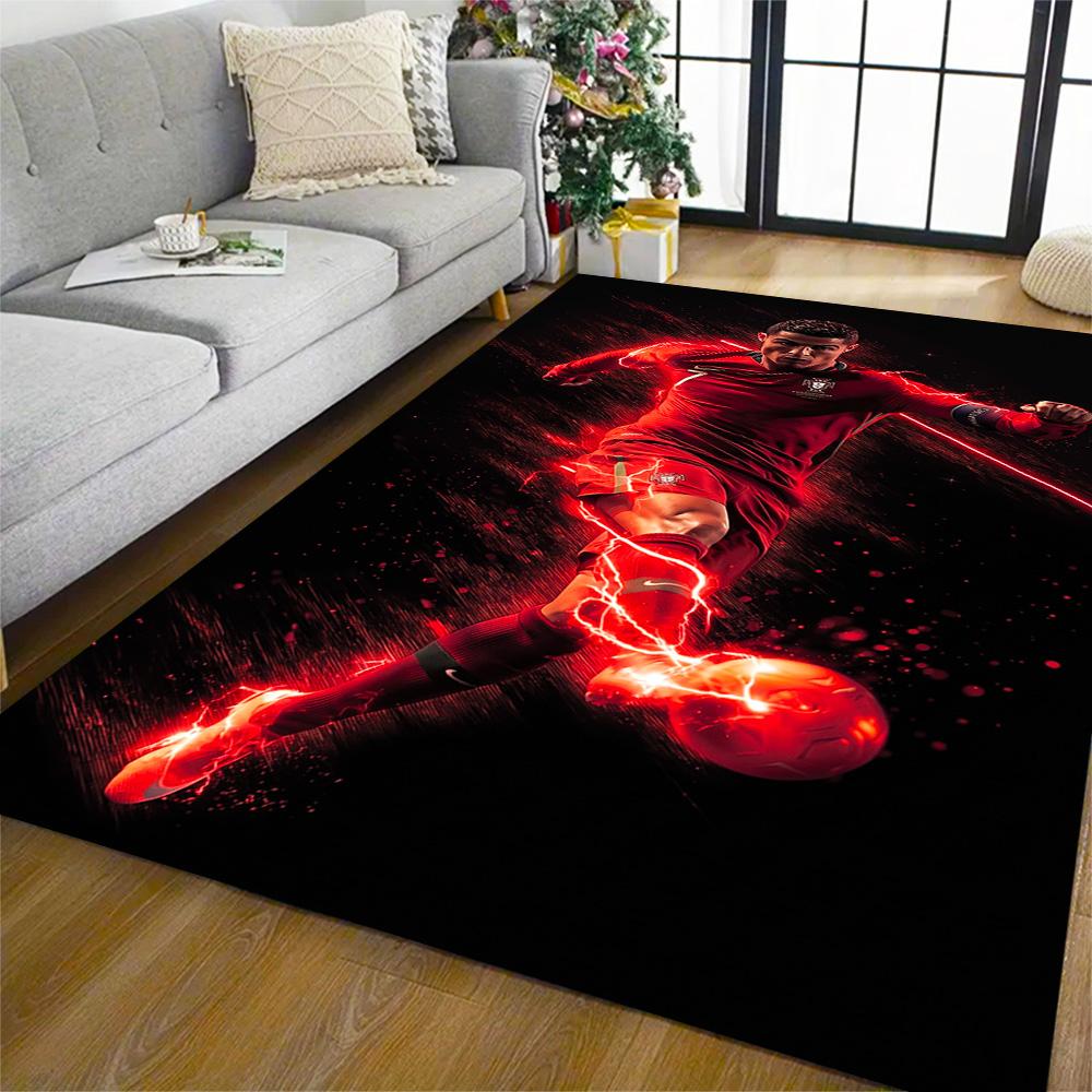 Cristiano Ronaldo Celebration Area Rug Suitable for Game Room Playrooms Entryway Outdoor Antislip Carpet Office home decor
