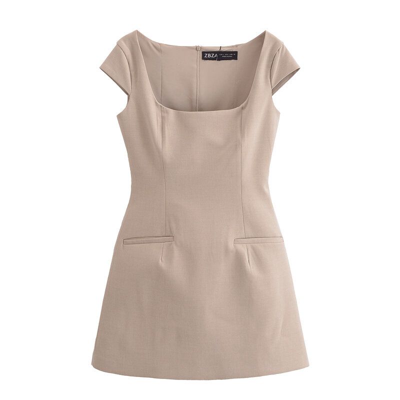 Fashion Style 2024 Autumn New Women's Clothing Stylish Easiest for Match Slim Fit Short Dress Short Skirt 8959114