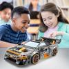 Model Car Kits,Speed Champion Car Senna Building Sets with Display Case, Cool Simulation Cockpit Car Building Blocks, Race Car