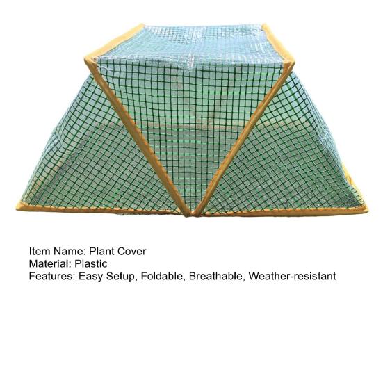 Foldable Plant Tent for Raised Beds Freeze Protection Garden Plants Cover Portable Mini Greenhouse for Protecting Fruit Seedlings Vegetable Rows