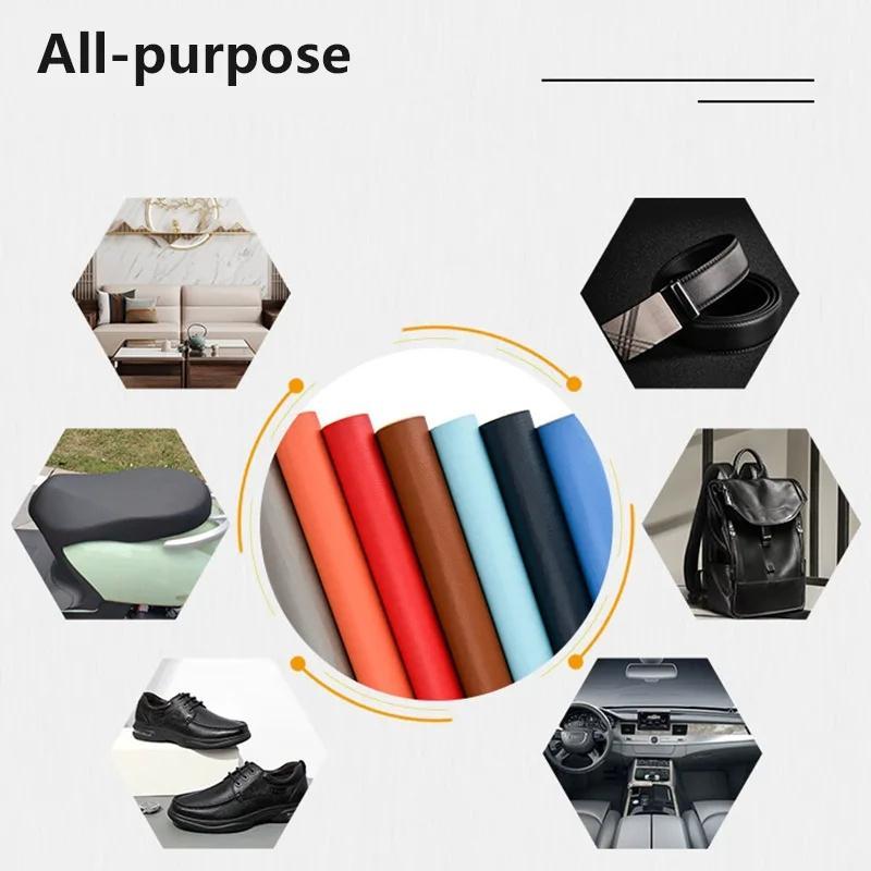 Self-adhesive PU Leather Sofa Furniture DIY Repair Patch Car Interior Motorcycle Sticker Leather Patch Fabric