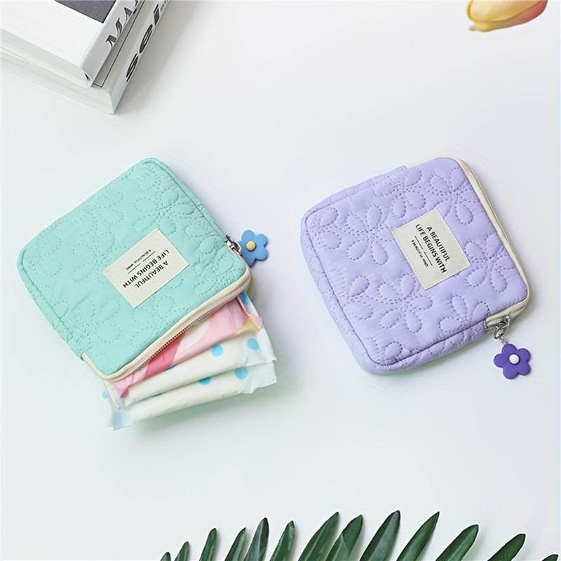 Женская маленькая косметичка, дорожный мини-органайзер для гигиенических салфеток, органайзер для макияжа, монет, денег, карт, помады для хранения