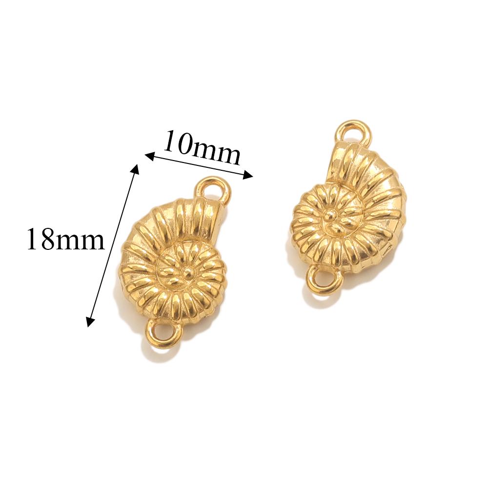 5 шт. Подвески-соединители из нержавеющей стали с двумя отверстиями для браслетов, ожерелий, изготовления ювелирных изделий, DIY, в виде сердца, банта, золотистые, коннекторы