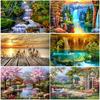 DIY Landscape 5D Diamond Painting Full Round Drill Mosaic Scenic Diamond Embroidery Cross Stitch Wall Art Home Decor
