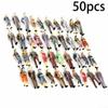1:50 Scale Model People Figures Landscape Color Pose Miniature Display