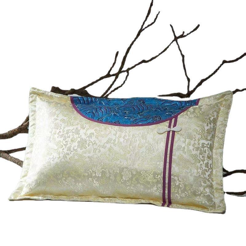 Chinese Herbal Neck Pillow: Cassia Seed, Mugwort, Jasmine, Buckwheat Husk for Neck Support