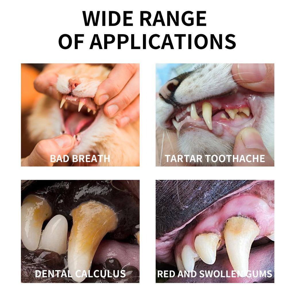 Спрей для свежего дыхания для собак и кошек, спрей для собак для легкой чистки, спрей для чистки зубов собак и кошек, для свежего дыхания, контроля зубного камня 100 мл