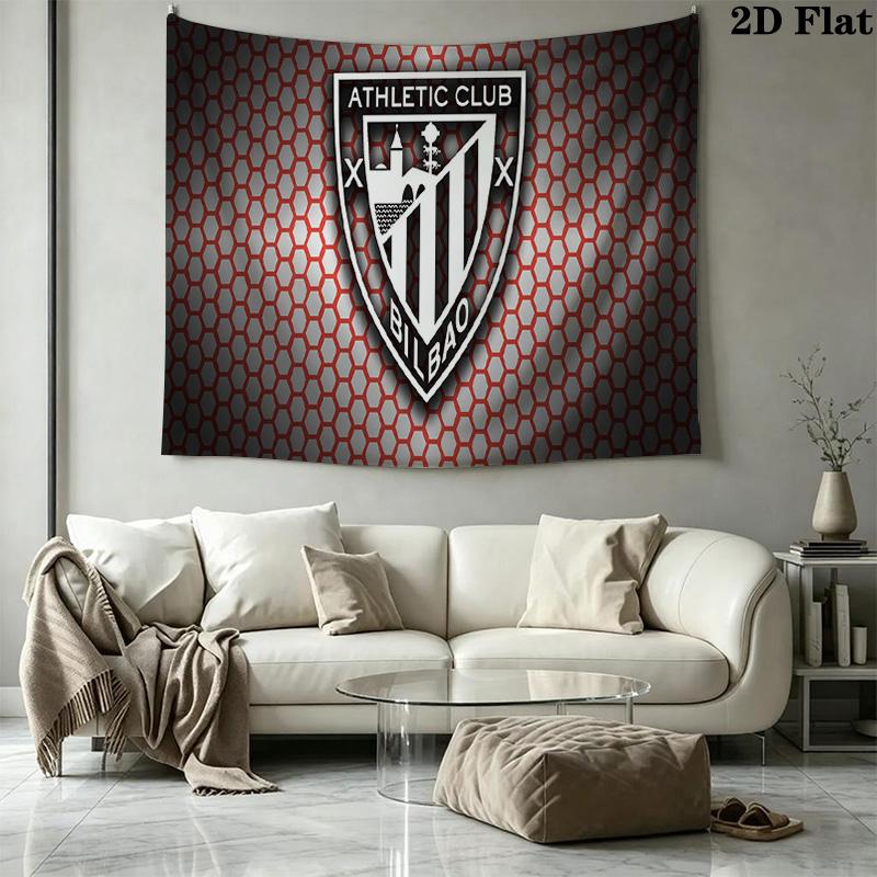 Athletic Club Wall Tapestry Aesthetic Wall Hanging Printed Fabric Blanket Decorative Tapestries for Bedroom Living Room Home Decor