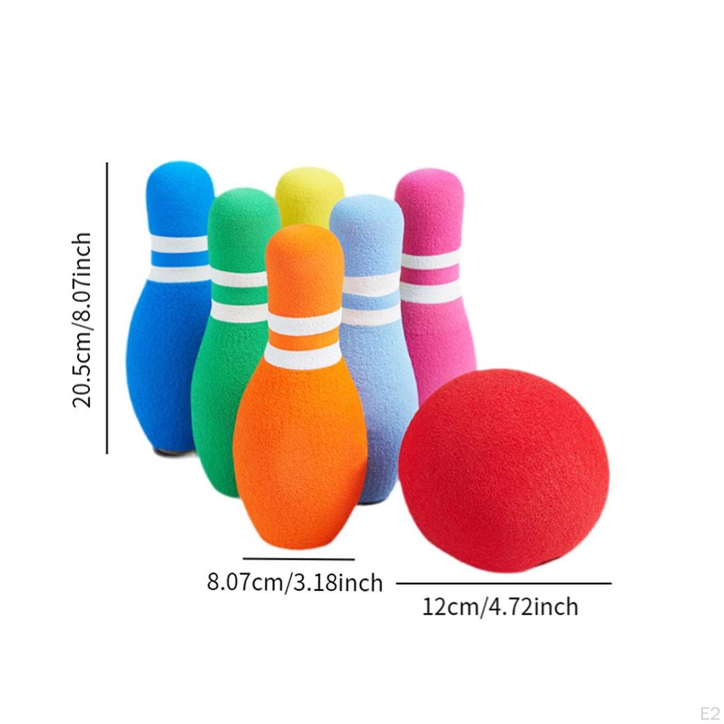 Kids Bowling Set Toy,Early Development Educational Funny Party Favors Games