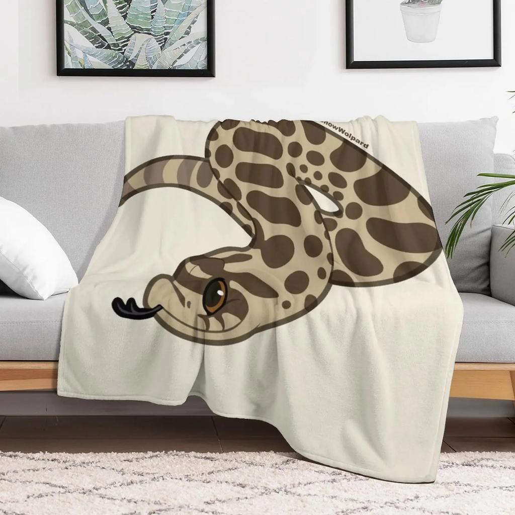 Little Hognose Snake Throw Blanket Cozy Sofa Blanket for TV Watching Napping