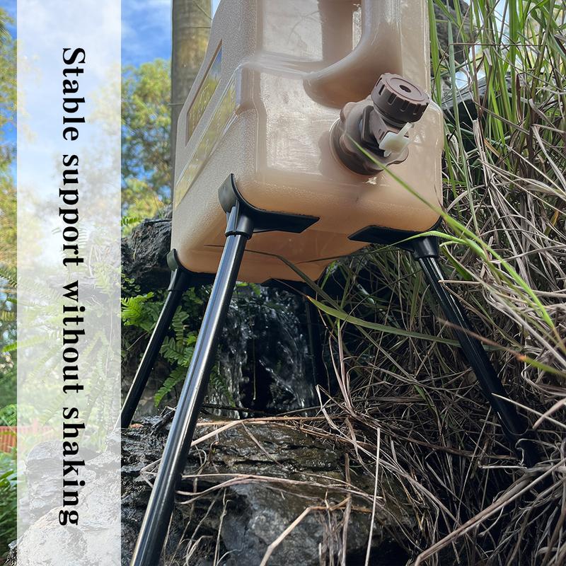 Folding Cooler Stand Ice Box Bracket Anti-Slip Camping Bucket Stand Frame Water Bucket Rack Outdoor Picnic Camping Accessories
