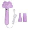 Pet Hair Dryer with Slicker Brush Comb 600W Adjustable Temperature Portable Dog Blow Dryer Purple