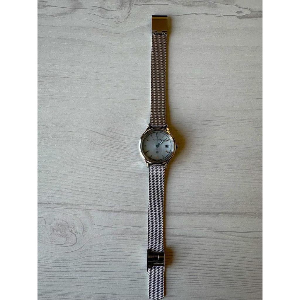 Б/у CITIZEN] Часы Cross Sea xC Eco Drive (Серебристый/Водонепроницаемый/Женский) солнечная