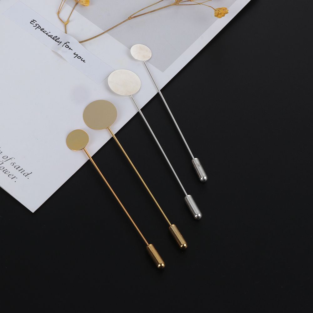 10pcs/set Fashion Dress Jewelry Making Brooches Accessories Pin Cameo Cabochon Tray