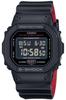 [Casio] DW-5600UHR-1JF Мужские Черные x Красные