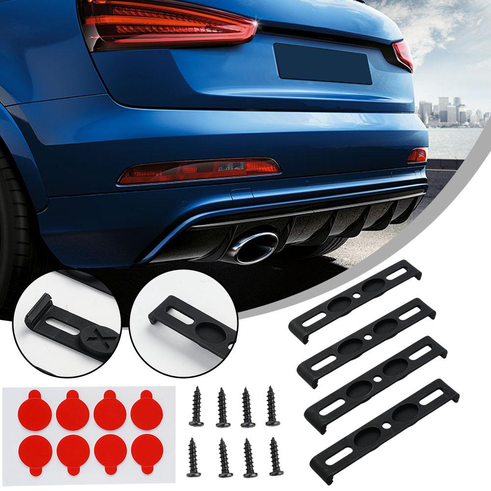 4PCS Frameless License Plate Holder Mount Weather-Proof Car Tag Frame For Front And Rear Car Tags Car Accessories